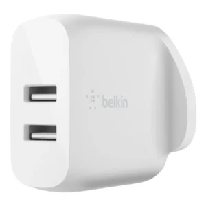 Belkin BoostCharge Dual USB-A Wall Charger 24W + USB-A to Micro-USB cable