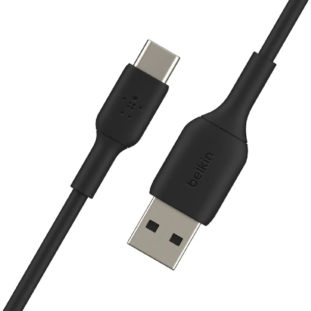 Belkin BoostCharge USB-C to USB-A Cable (1m / 6.6ft, Black) - Image 2