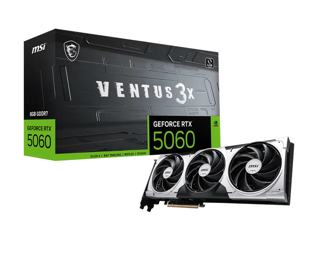 MSI GeForce RTX™ 5060 8G VENTUS 3X