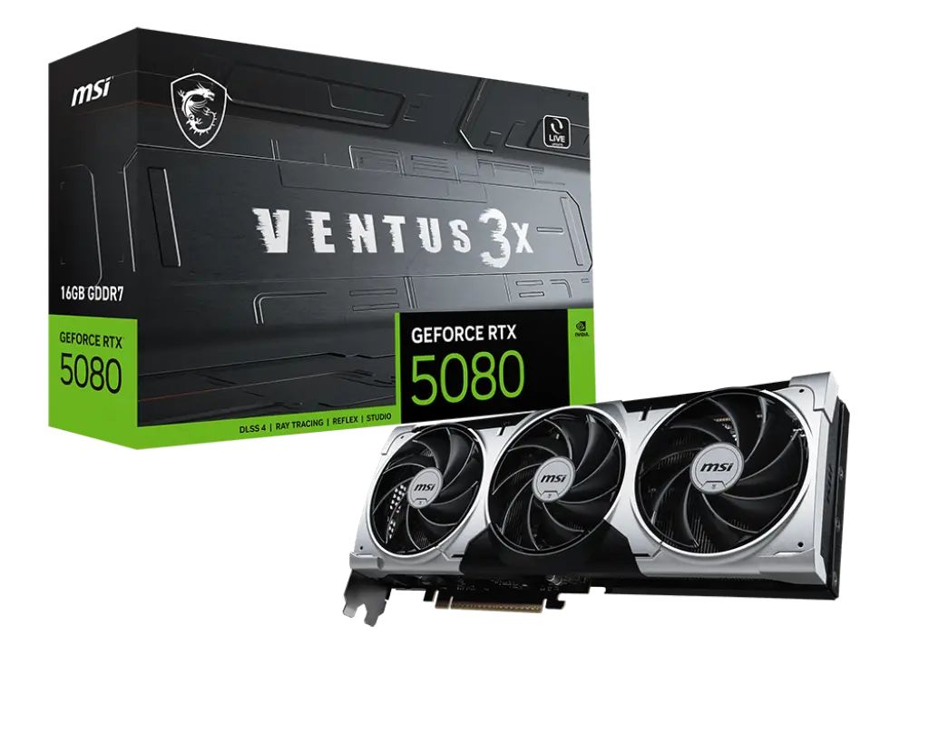 MSI GeForce RTX™ 5080 16G VENTUS 3X PLUS